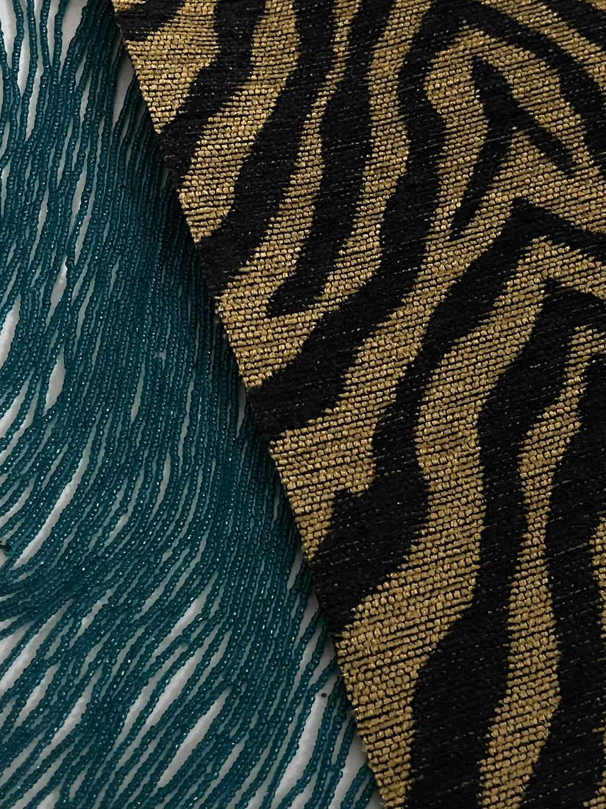 TALA CLUTCH - CHENILLE TIGER